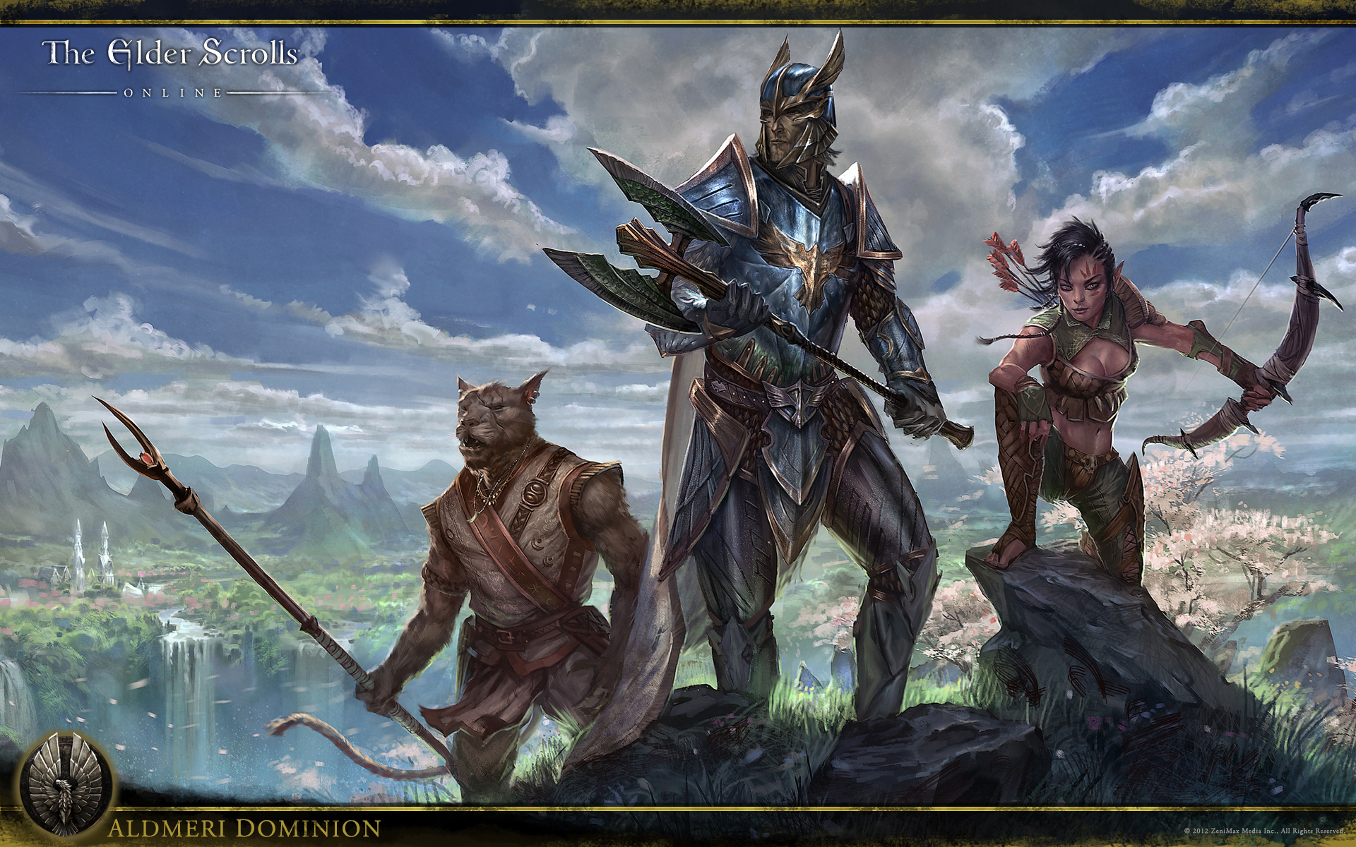 Wallpaper The Elder Scrolls Online: Aldmeri Dominion