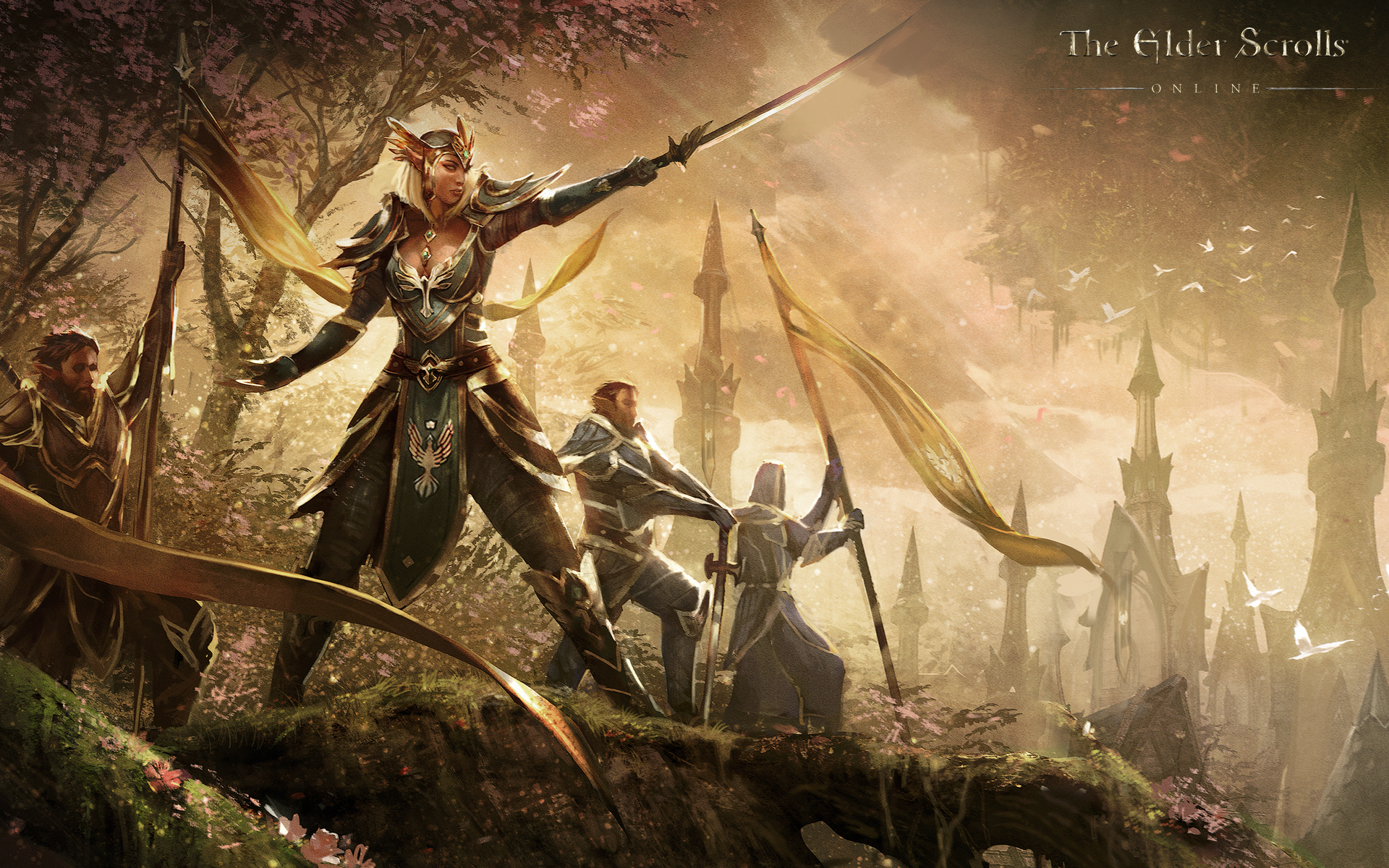 Wallpaper The Elder Scrolls Online: Queen Ayrenn
