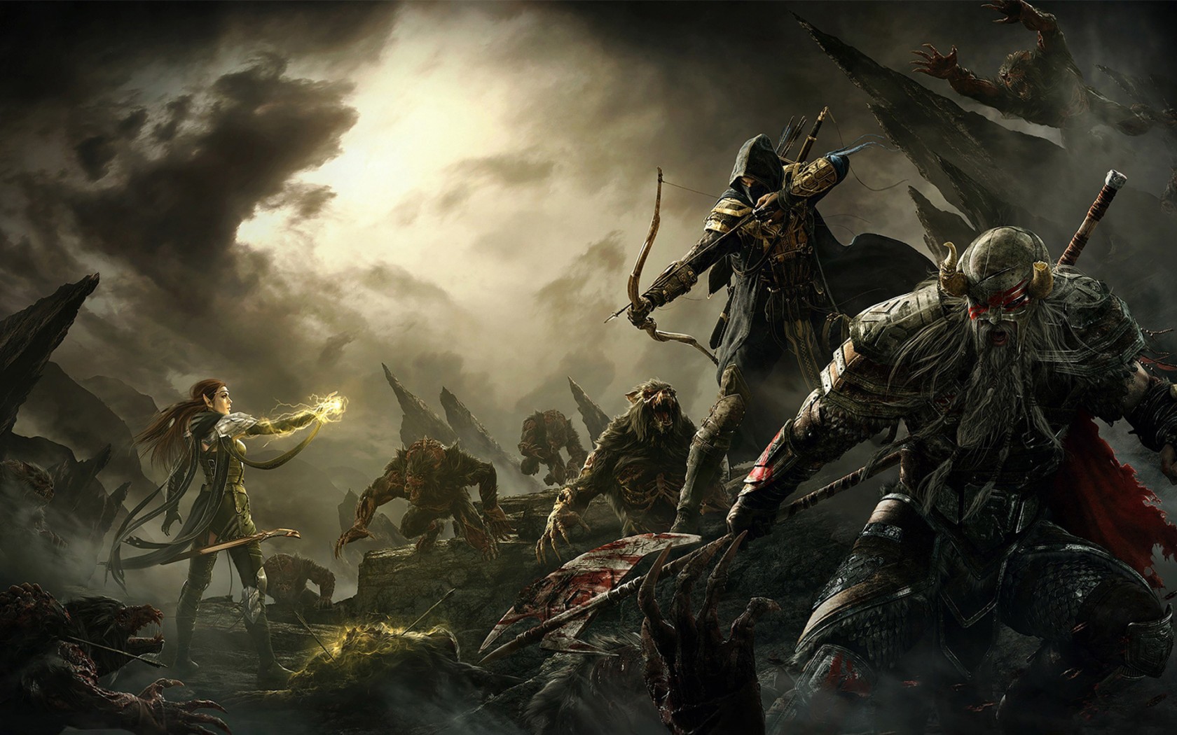 Wallpaper The Elder Scrolls Online: Battle