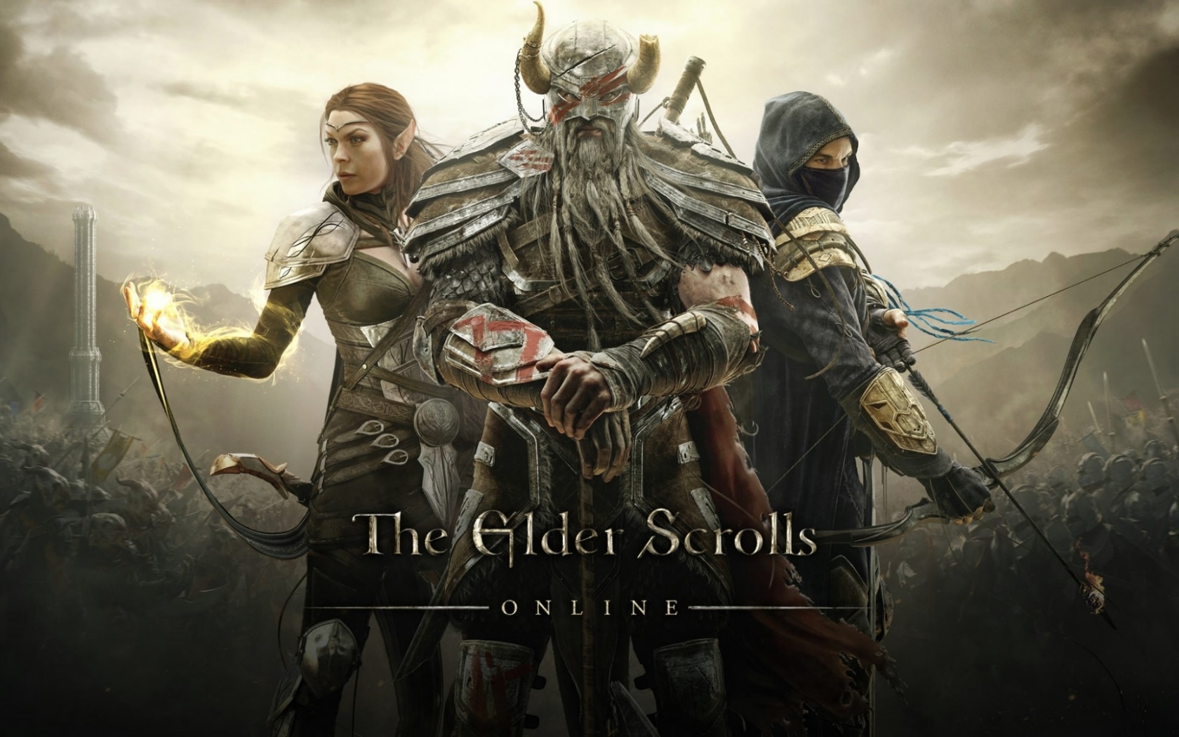 Wallpaper The Elder Scrolls Online: Warriors