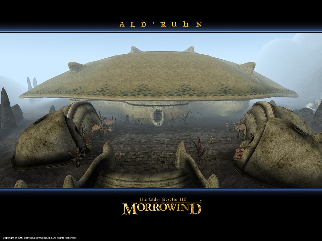 Wallpaper The Elder Scrolls III: Morrowind "Ald Ruhn"