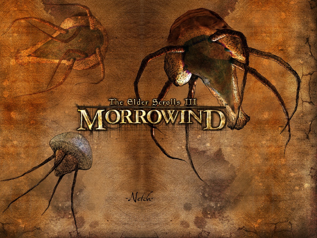 Wallpaper The Elder Scrolls III: Morrowind "Netch"