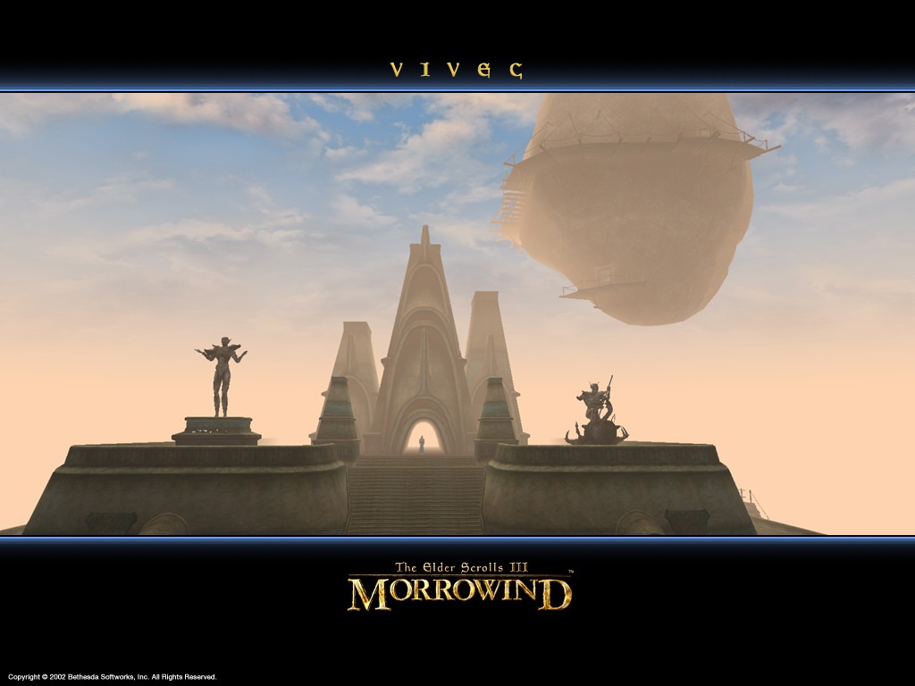 Wallpaper The Elder Scrolls III: Morrowind "Vivec"