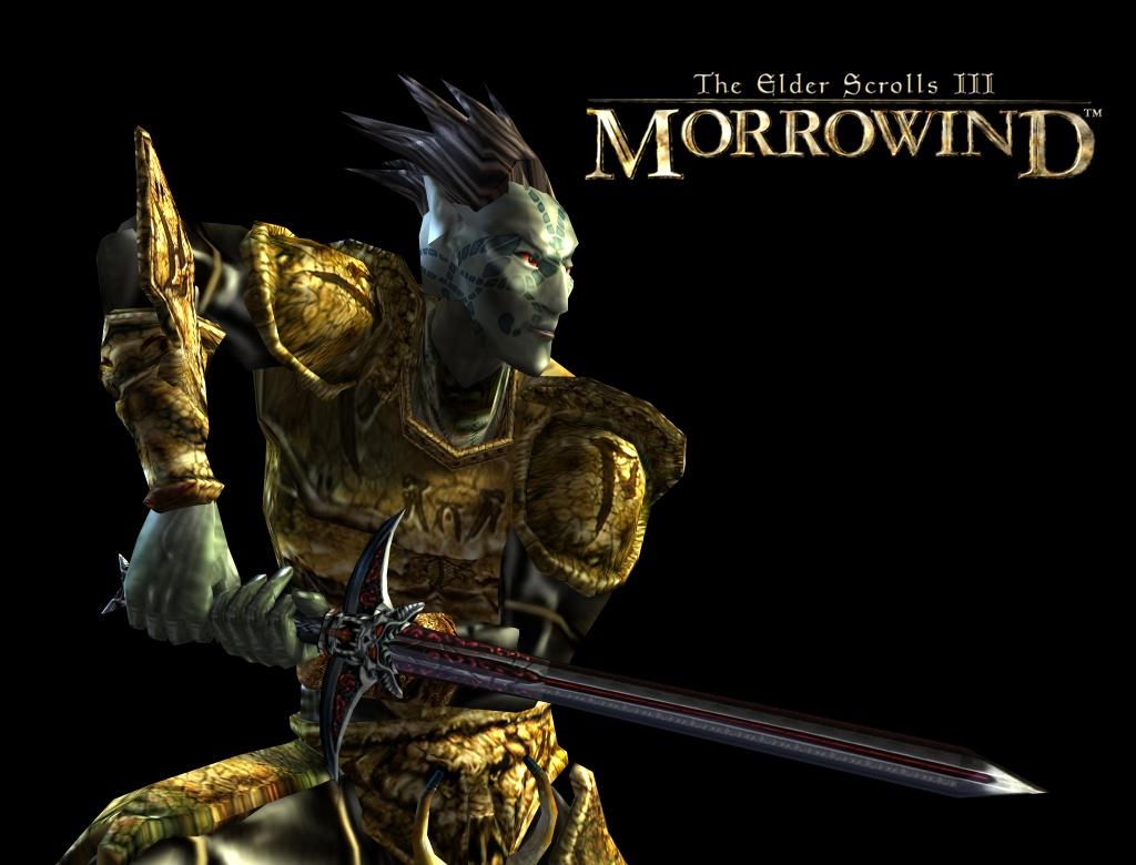 Wallpaper The Elder Scrolls III: Morrowind "Warrior"