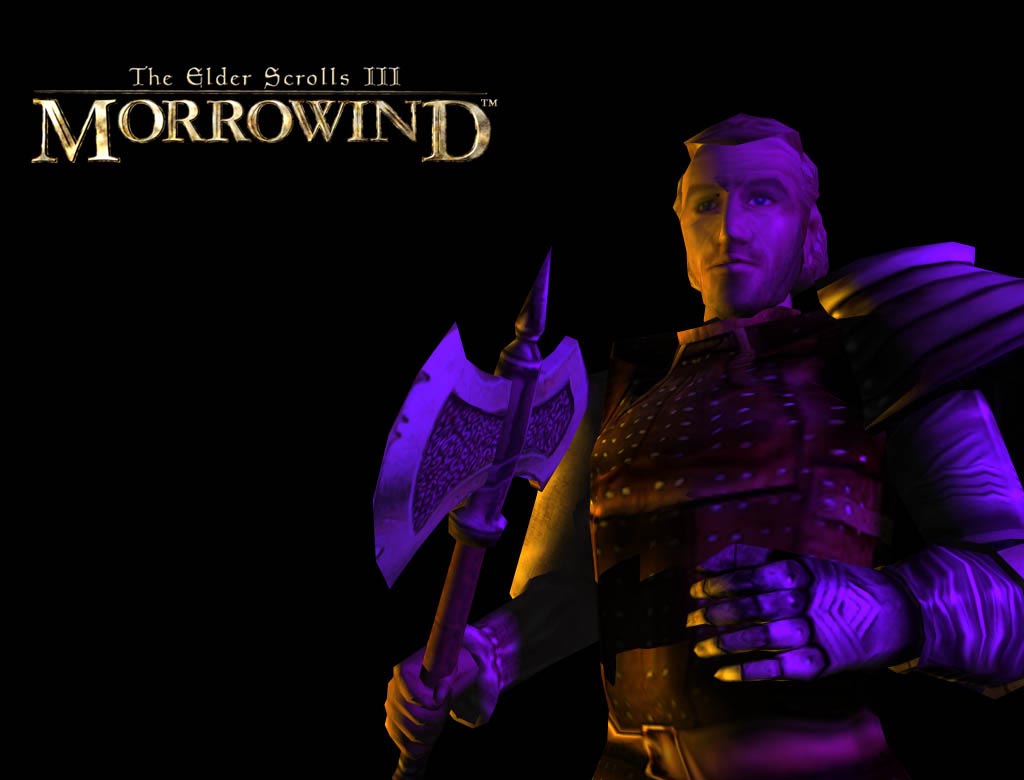 Wallpaper The Elder Scrolls III: Morrowind "Woodcutter"