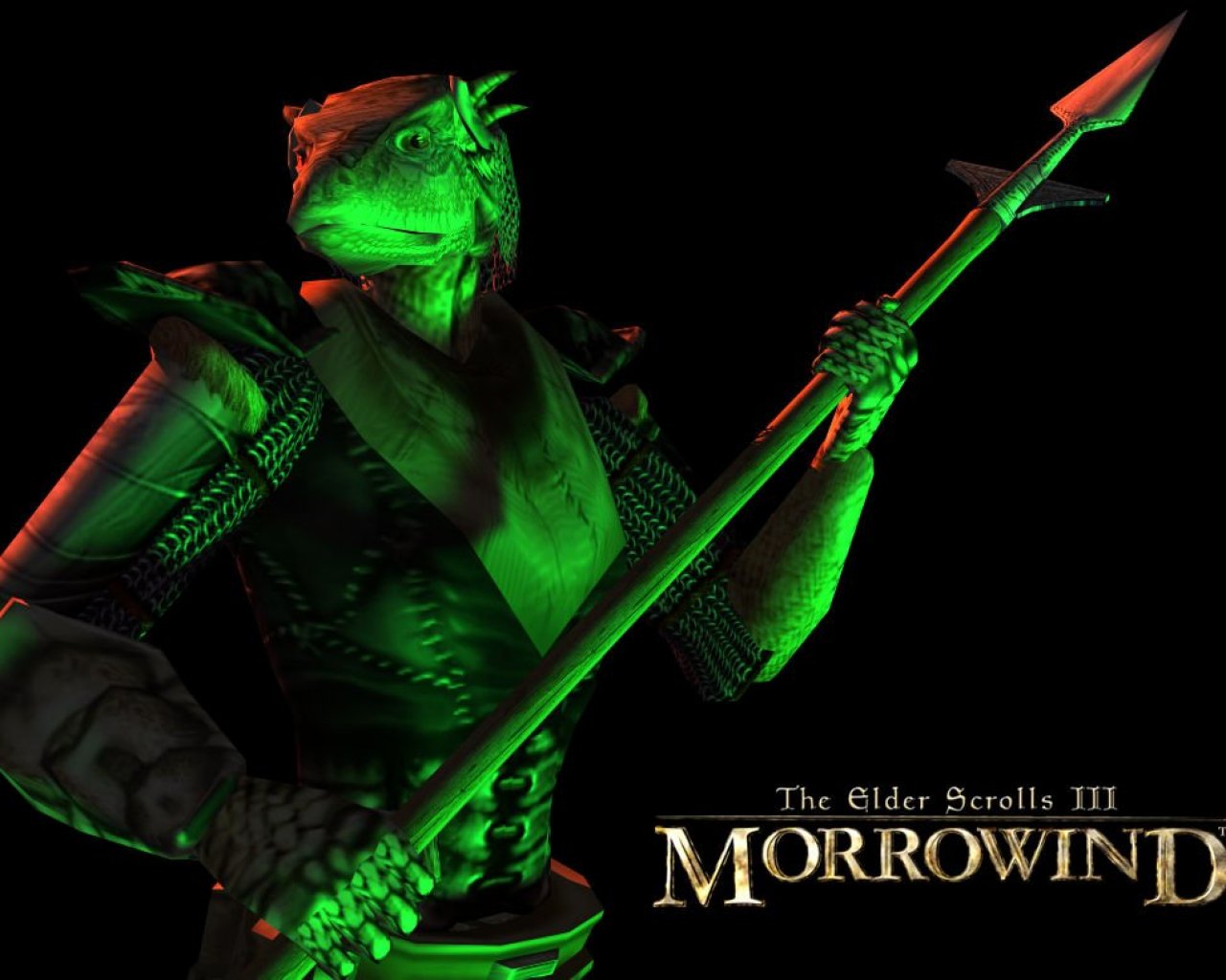 Wallpaper The Elder Scrolls III: Morrowind "Argonian"