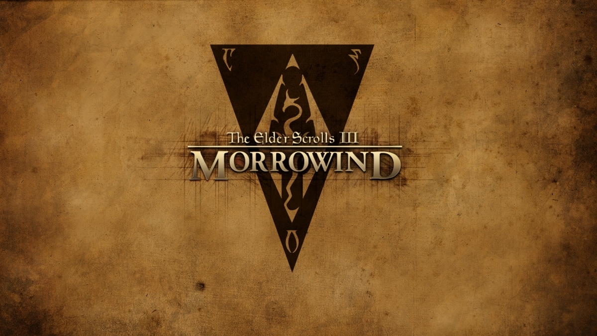 Wallpaper The Elder Scrolls III: Morrowind "logo"