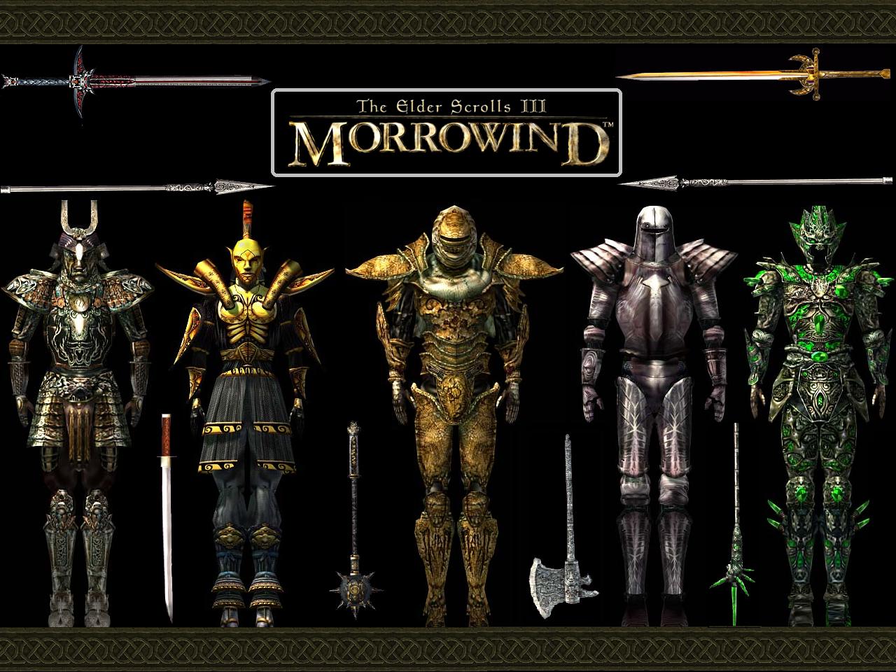 Wallpaper The Elder Scrolls III: Morrowind "Armor"