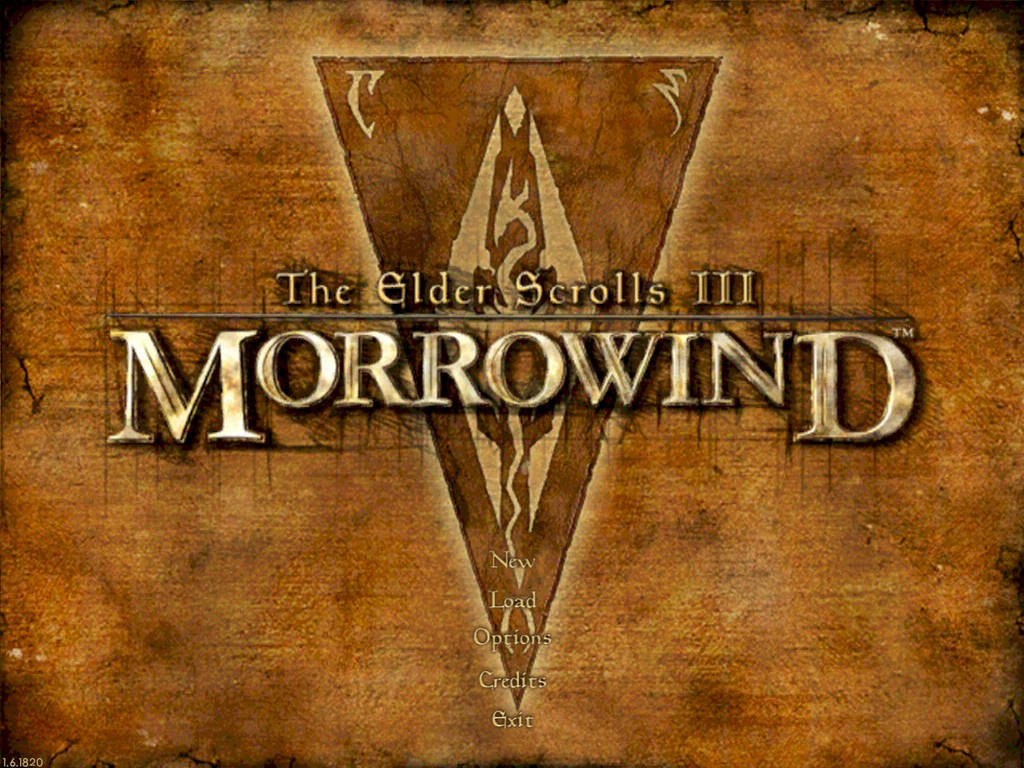 Wallpaper The Elder Scrolls III: Morrowind "Cover"