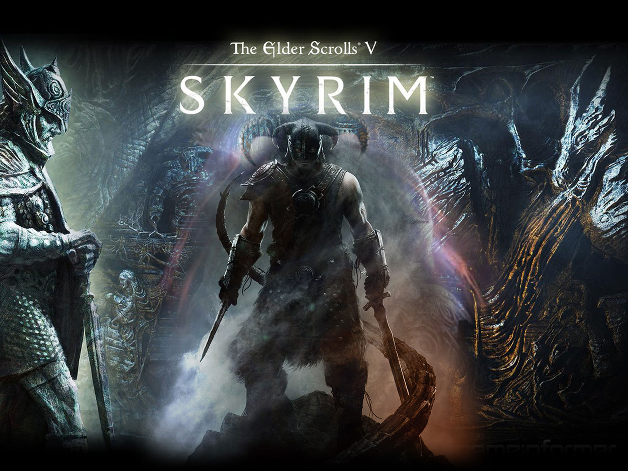 Wallpaper The Elder Scrolls V: Skyrim fighter