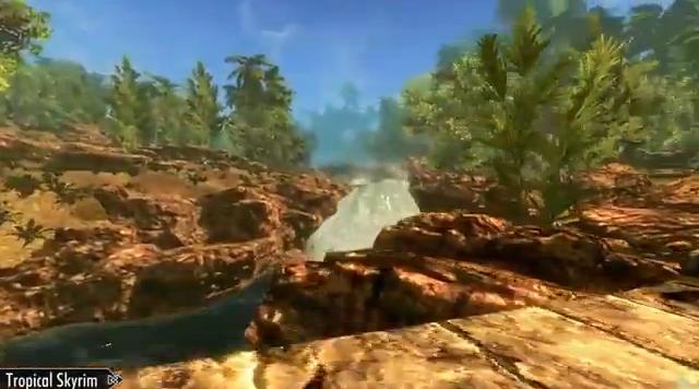The Elder Scrolls V: Skyrim "Tropical Mod" (Video)
