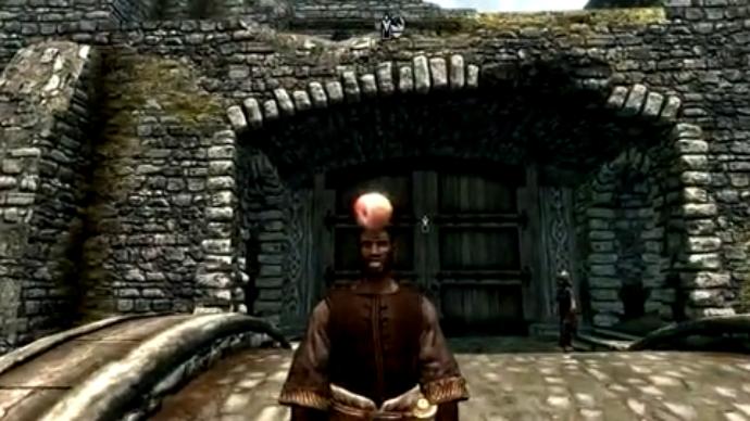 The Elder Scrolls 5: Skyrim "Hit in the Apple" (Video)