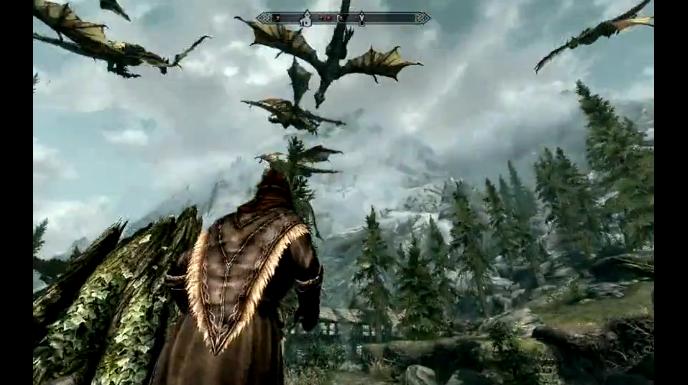 The Elder Scrolls 5: Skyrim "Invasion of the Dragon" (Video)