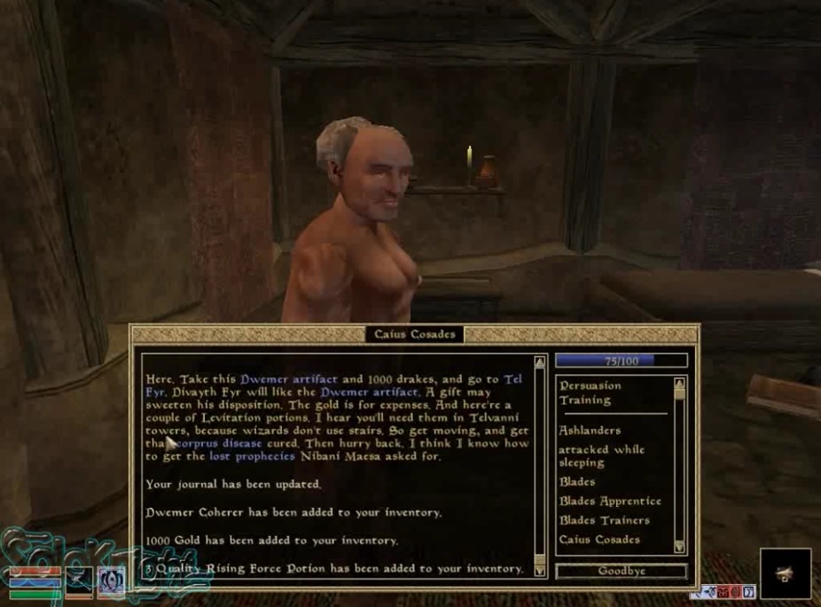 The Elder Scrolls III Morrowind Walkthrough Part 22 video